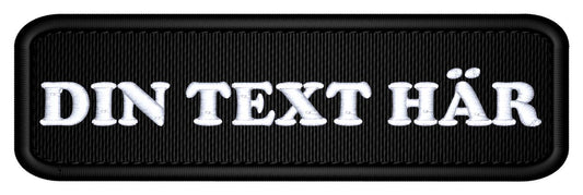 Patch 100x30mm Runda hörn