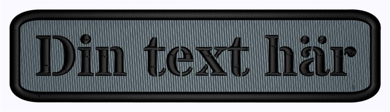 Patch 100x25 runda hörn