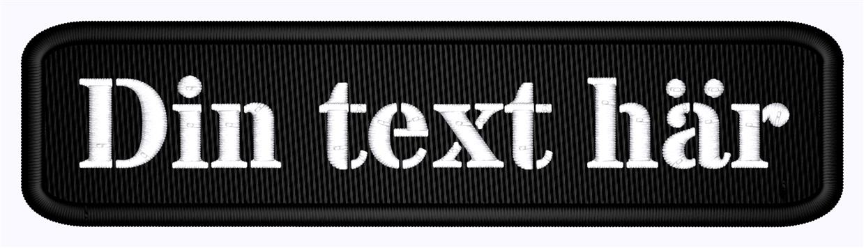 Patch 100x25 runda hörn