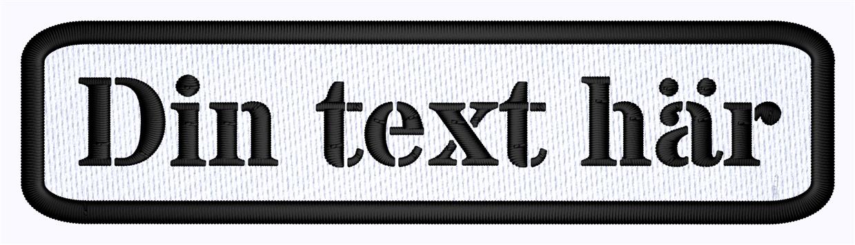 Patch 100x25 runda hörn