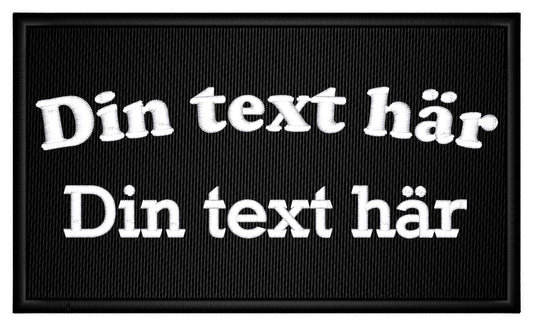 Patch 100x60mm Skarpa hörn