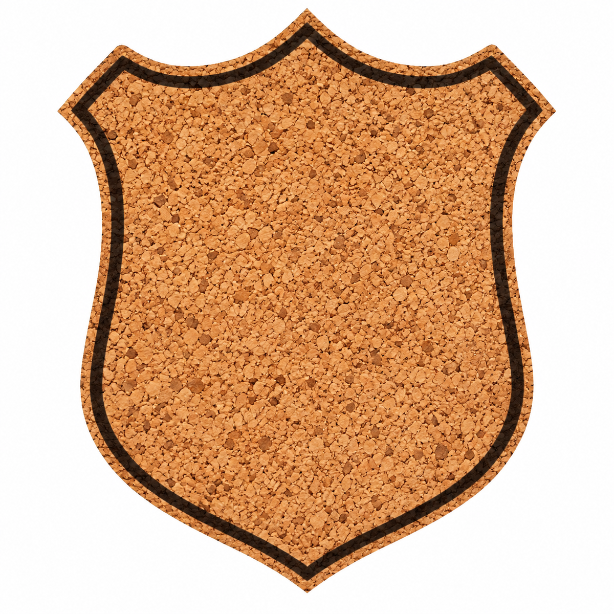 Konstläderpatch (kork) treuddad