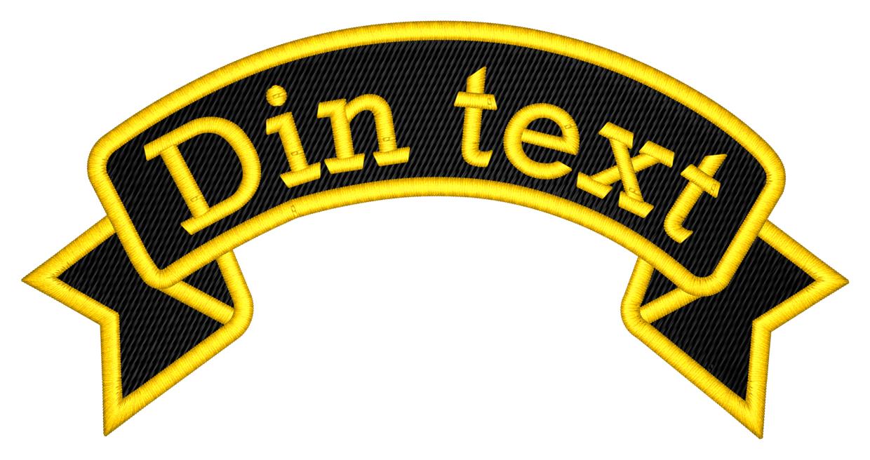 Patch, vimpelbåge 100x50