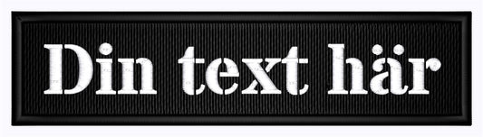 Patch 100x25 skarpa hörn