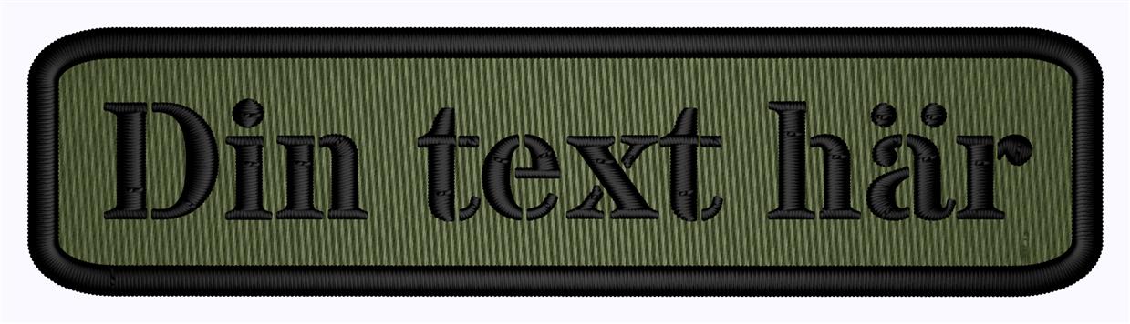 Patch 100x25 runda hörn