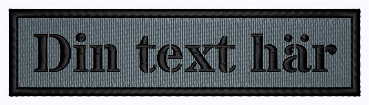 Patch 100x25 skarpa hörn