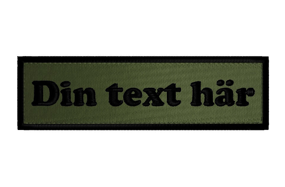 Patch egen storlek skarpa hörn