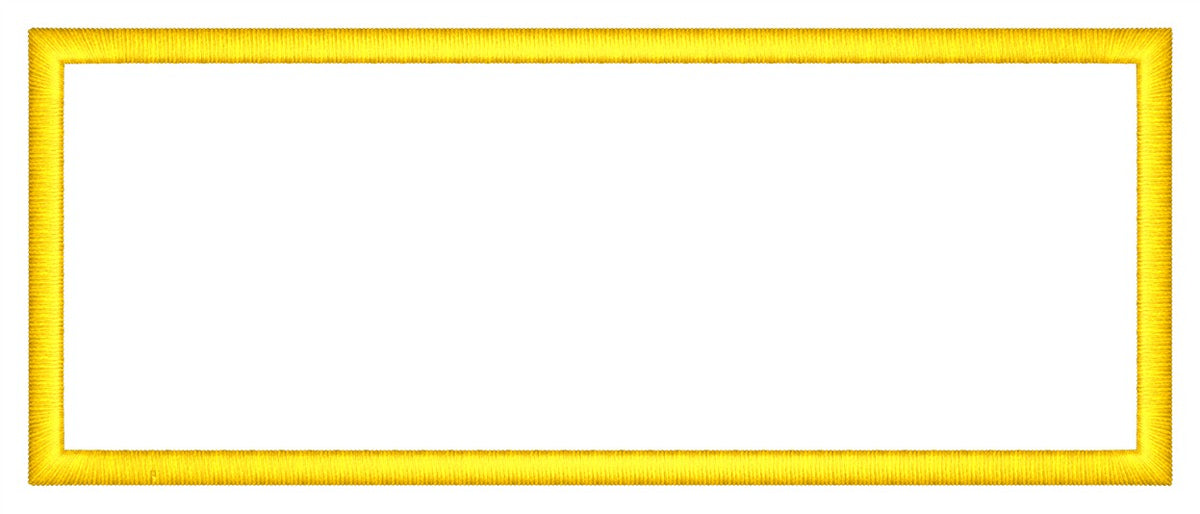 Bildpatch, rektangel gul ram