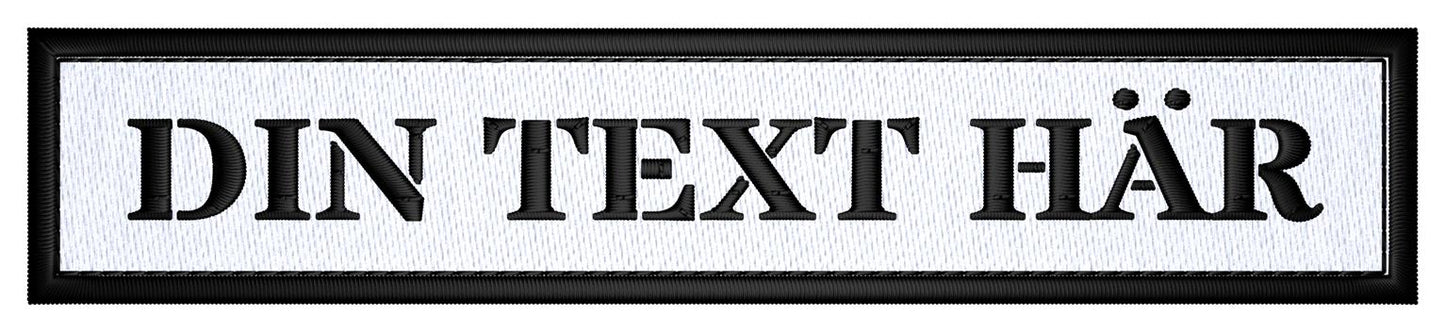 Patch 125x25 skarpa hörn