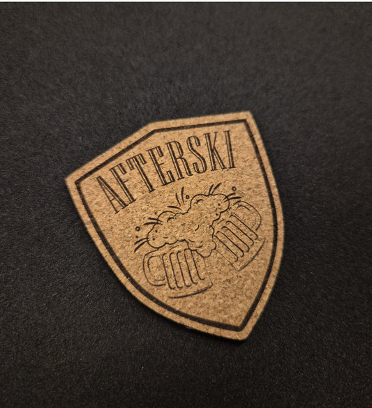Konstläderpatch (kork) Afterski