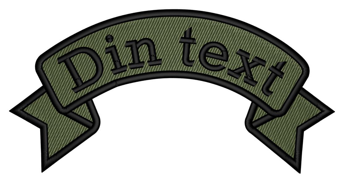 Patch, vimpelbåge 90x45