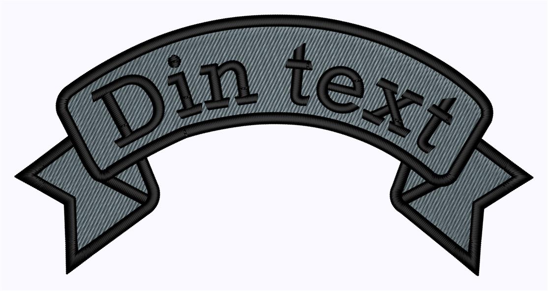Patch, vimpelbåge 90x45