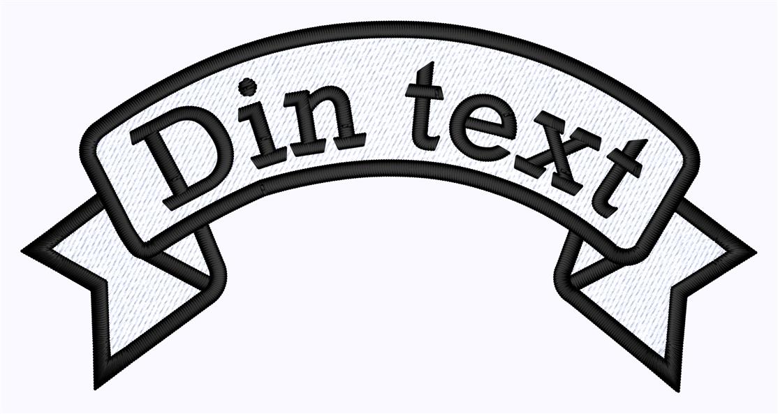 Patch, vimpelbåge 100x50