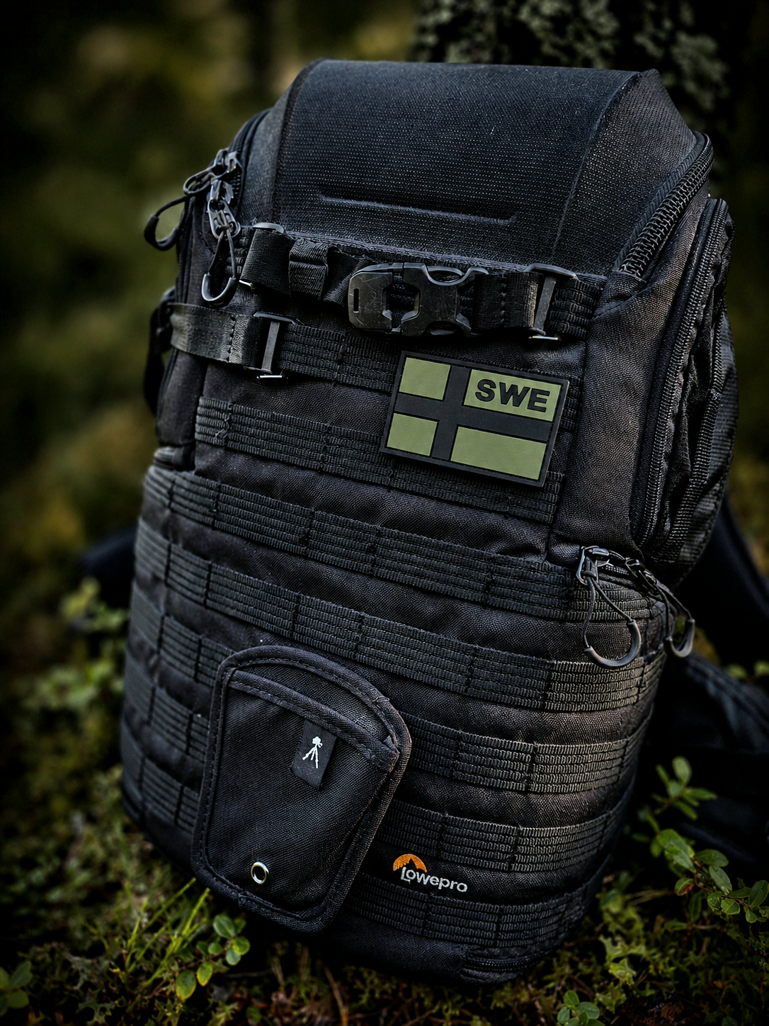 SWE Pvc, gummipatch army green